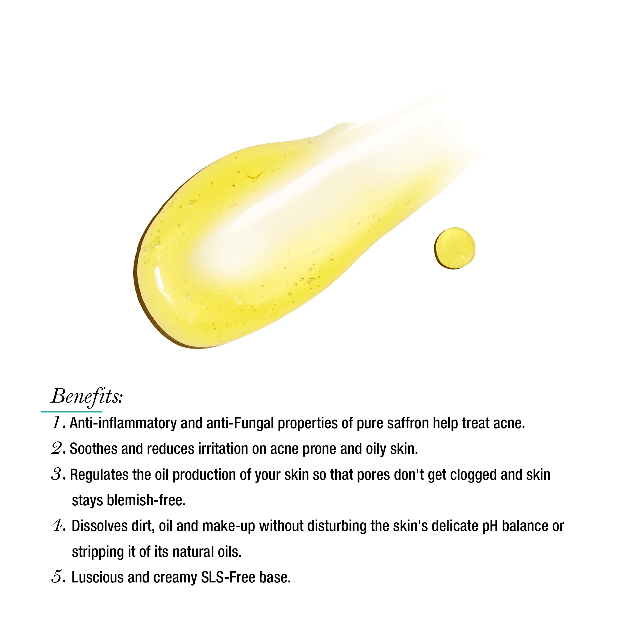 Saffron Face Wash - Image 4